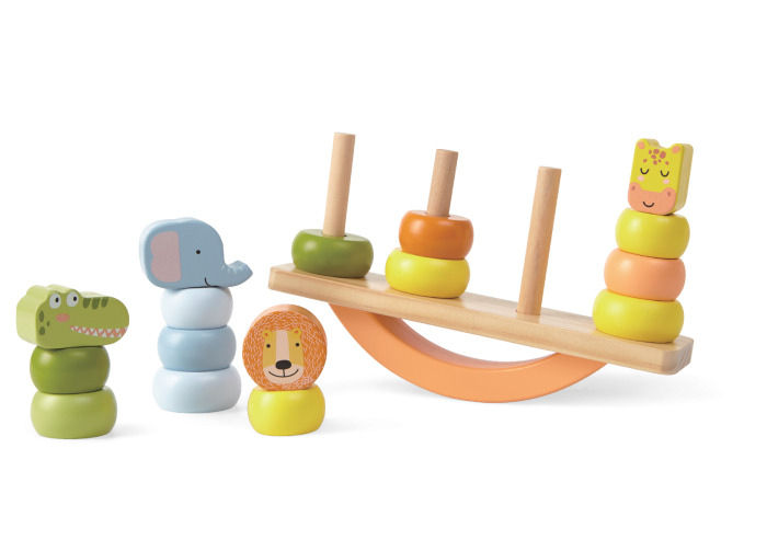 Träbalansspel
